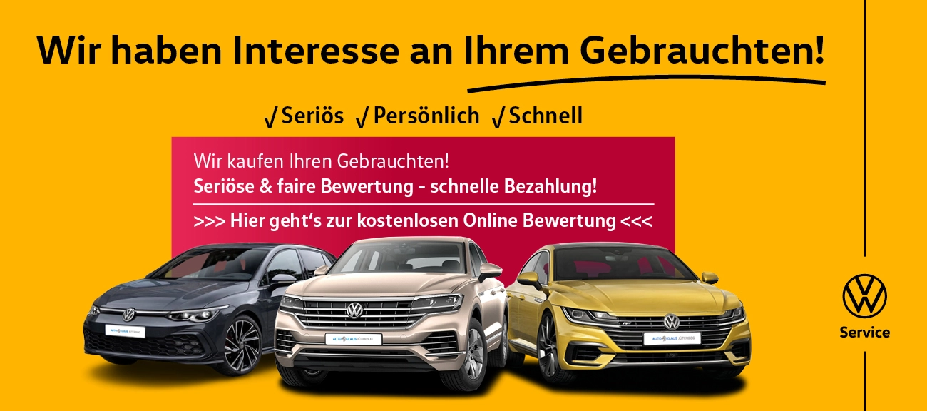 Wir kaufen Ihren Gebrauchten