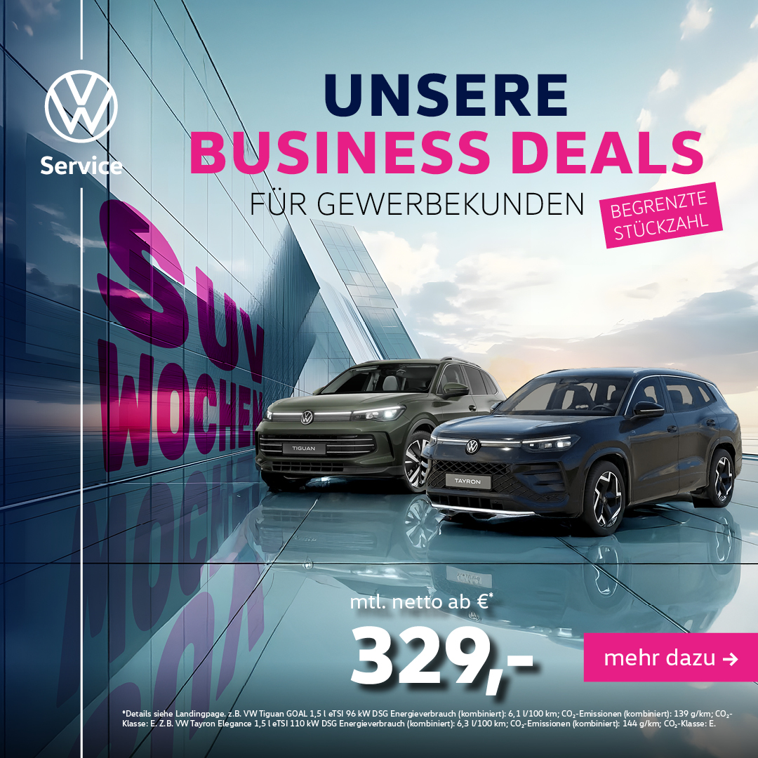 Beitragsbild VW SUV-Wochen Sonderaktion
